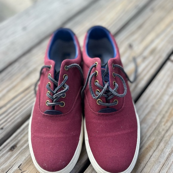 Polo Ralph Lauren VAUGHN Canvas Casual Fashion Low Top Sneaker for Men Size 9 - Picture 4 of 6